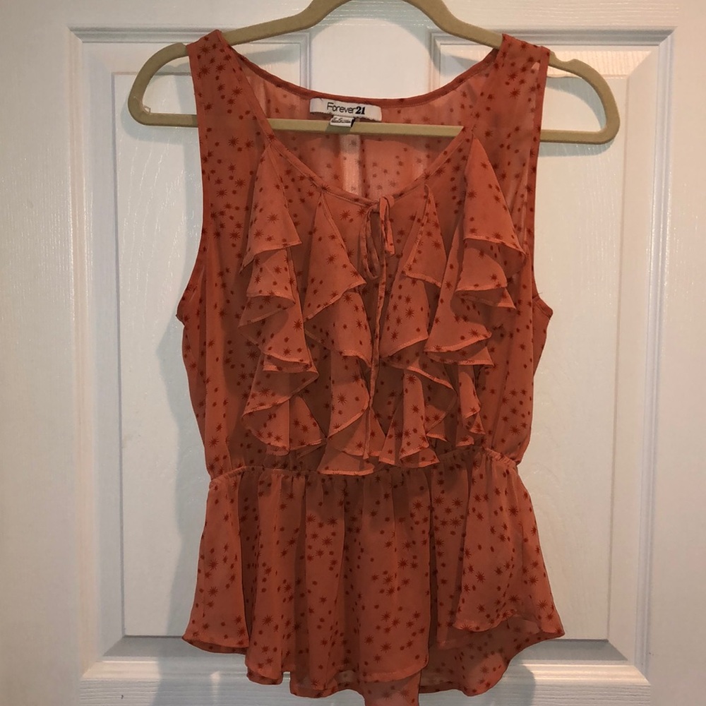 Forever 21 Ruffle Top